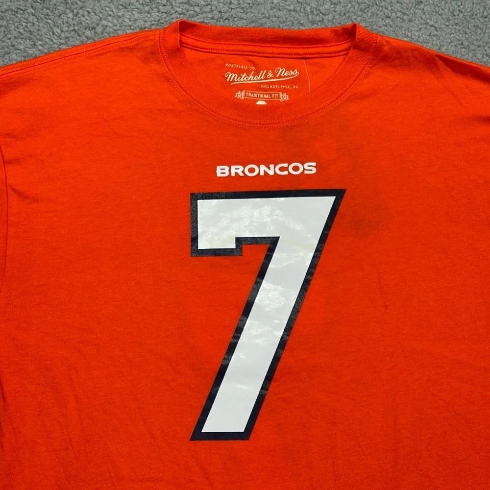 Mitchell & Ness Throwbacks BNN4S Men’s Small‎ Denver Broncos #7 John Elway Shirt